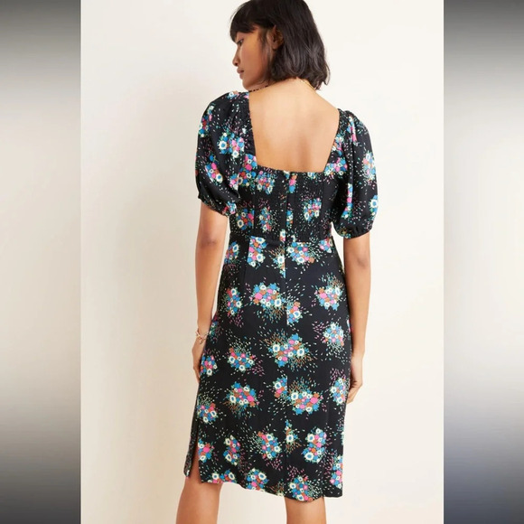 Dresses & Skirts - Anthropologie Scarletta Sweetheart midi dress size 8 NWOT